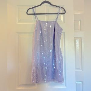 Super cute lavender sequin dress